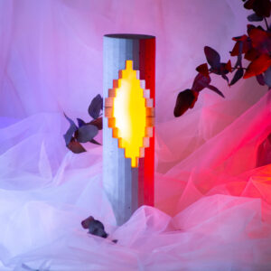 Scalae 2.0 interactive concrete table lamp studio monstro
