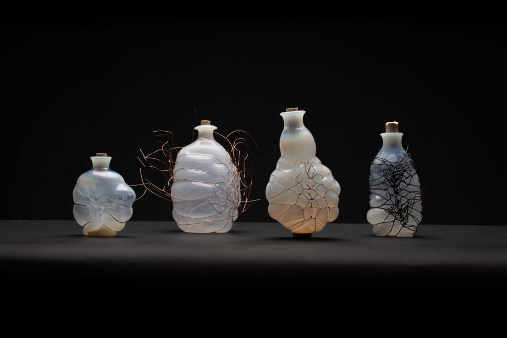klára Skala would you still love me if i was a worm? set of glass flacons
